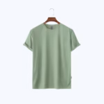 Mens Premium Blank T-shirt- Silver - Image 2